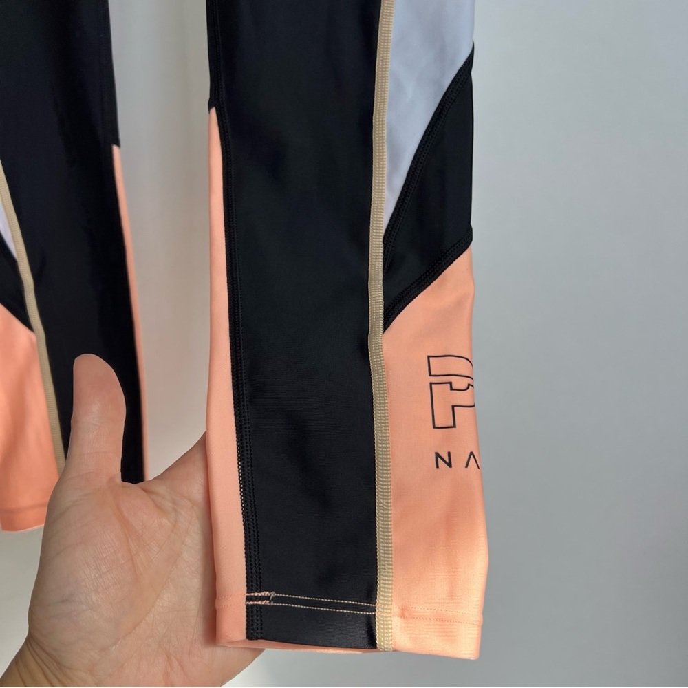 PE Nation All sports leggings Highrise in black/peach - Picture 6 of 10